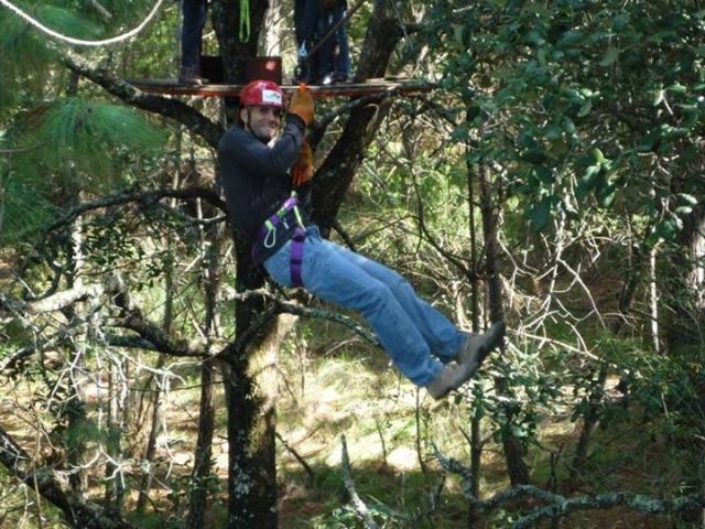 adrenalina en tirolesas